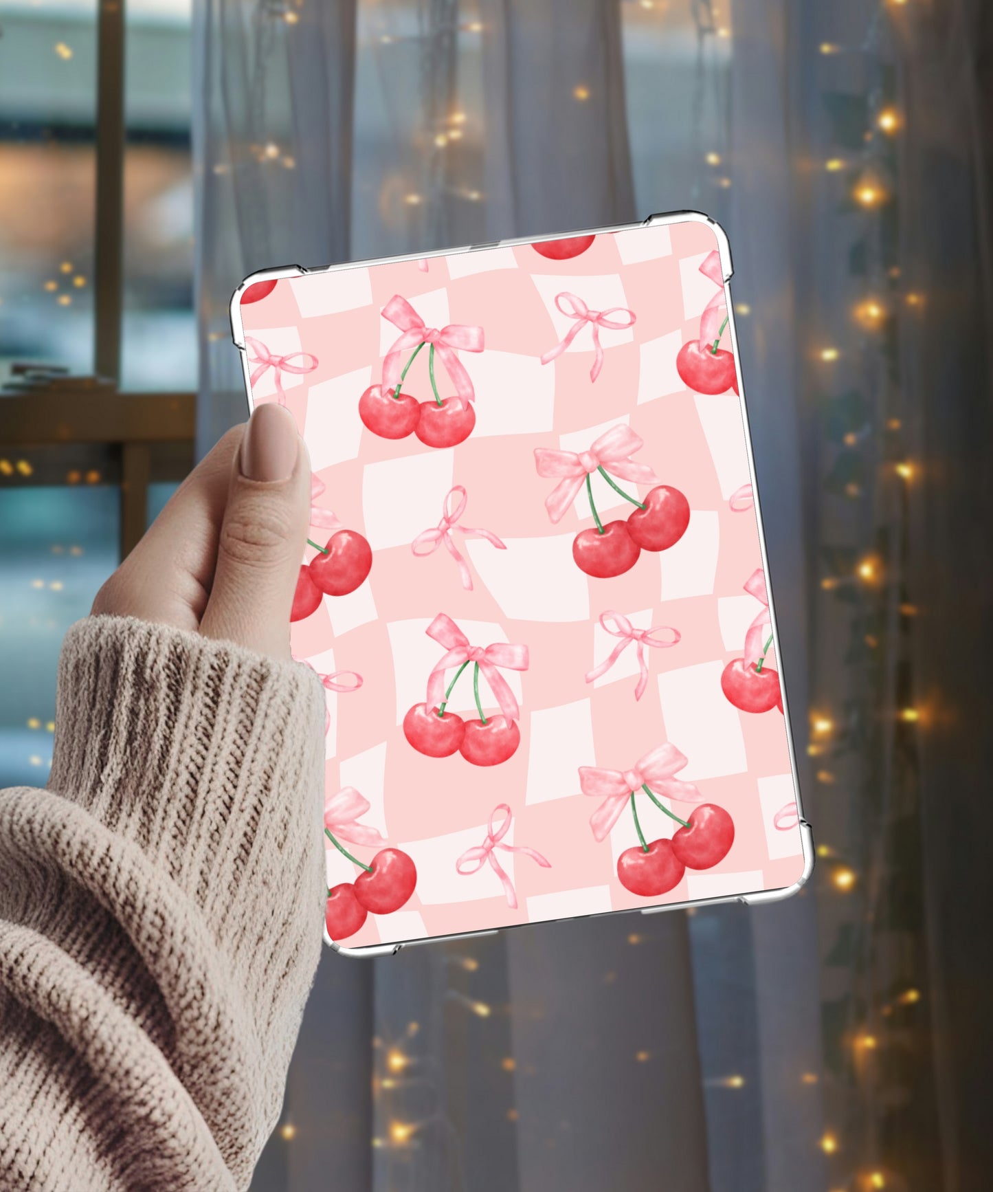 Cherries & Bows Pattern - Kindle Insert