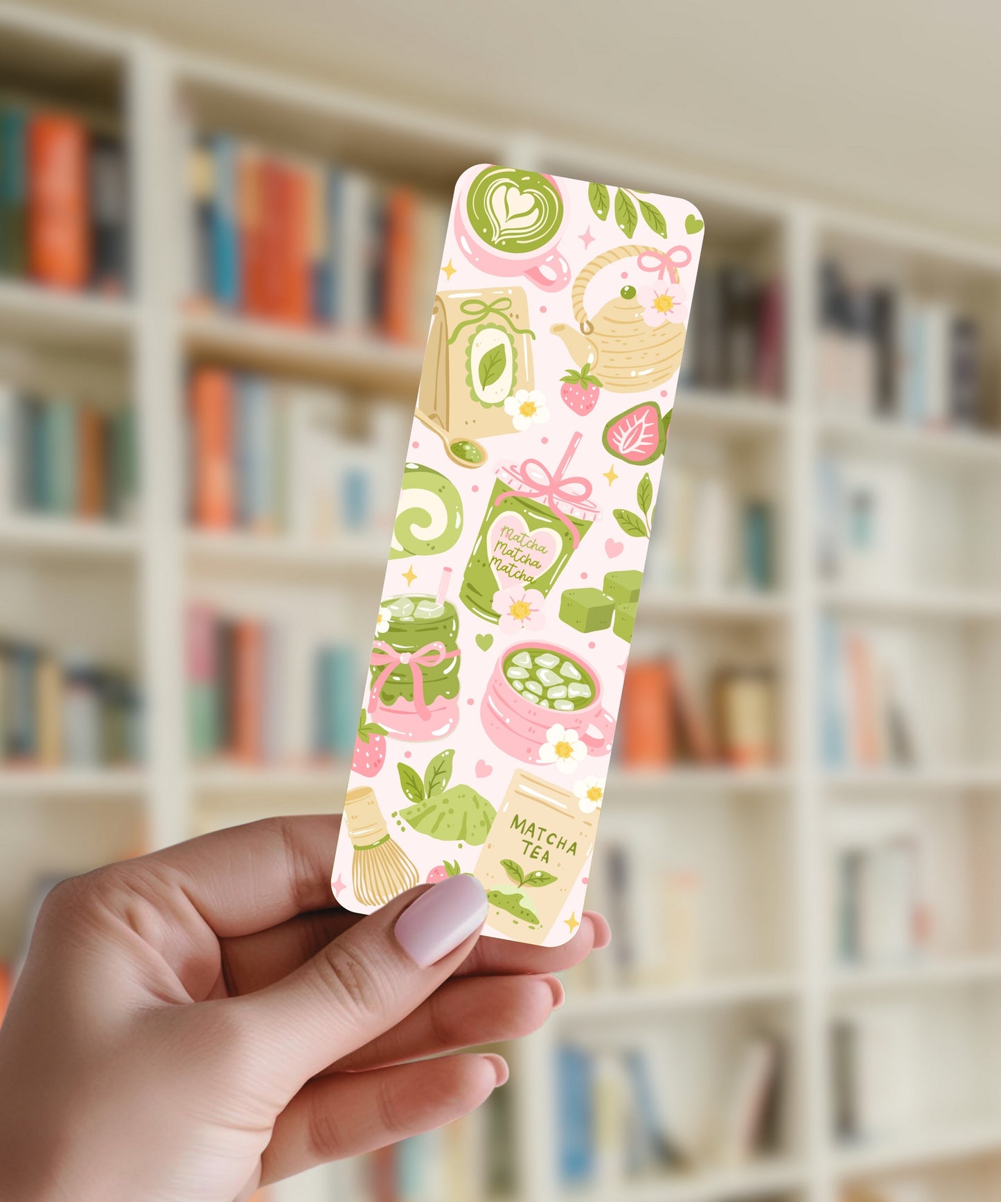 Matcha Pattern - Bookmark