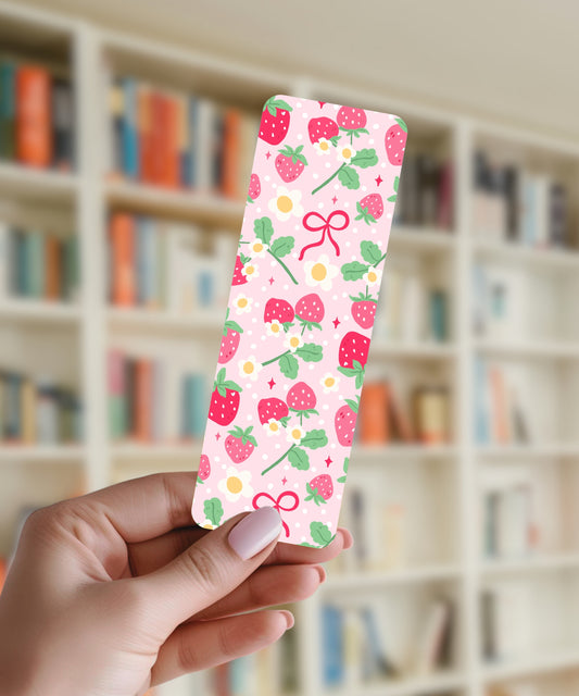 Strawberry Pattern - Bookmark
