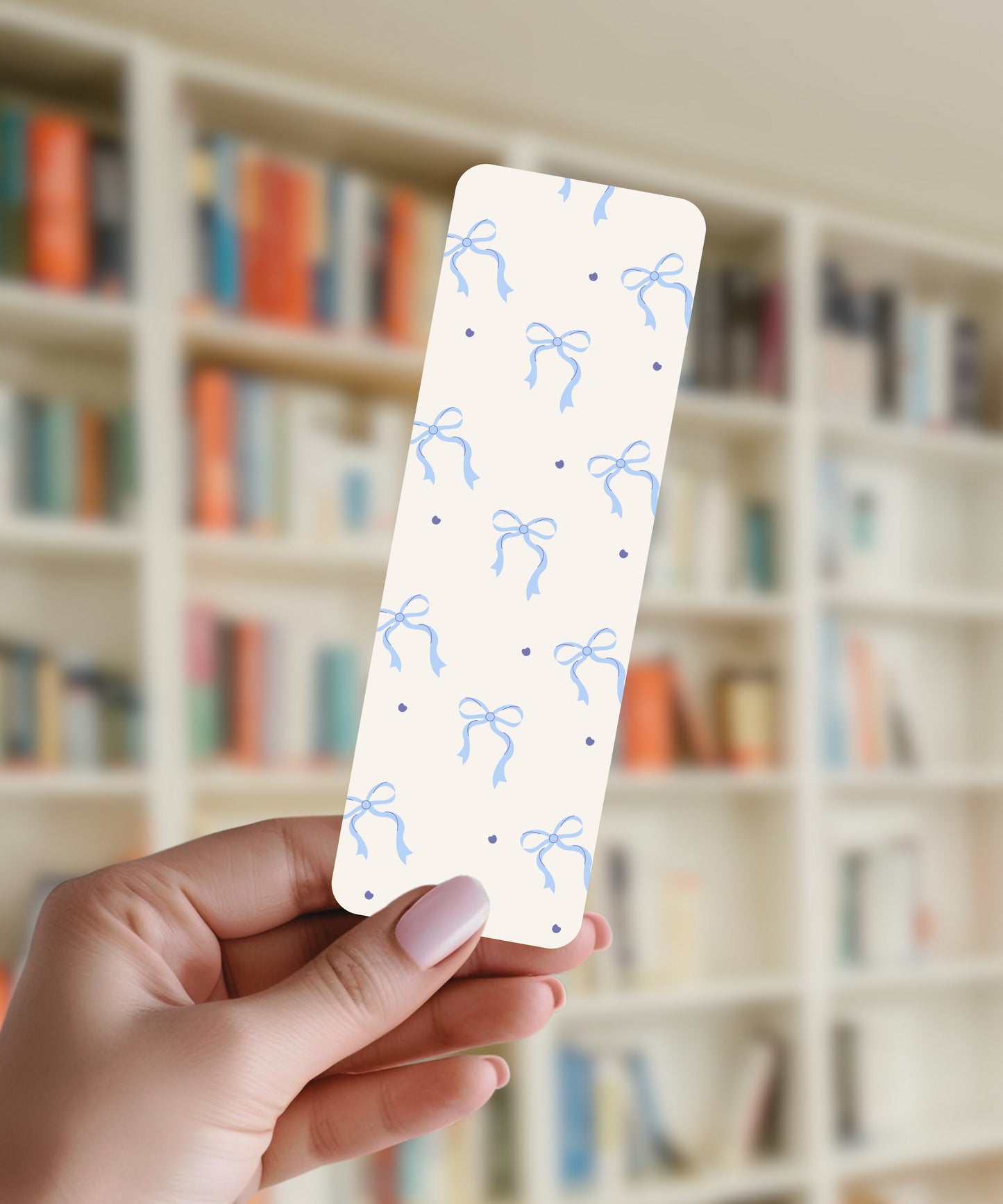Blue Bows - Bookmark